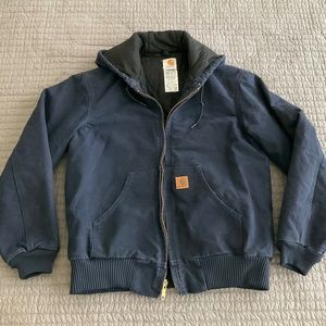 Carhartt Canvas Insulated Hooded Jacket - Mens Small